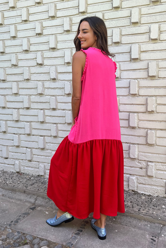 Vestido Italia Pink/Red