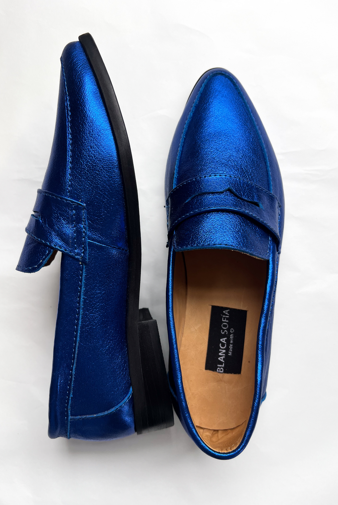 Mocasín Maia Blue / Cuero