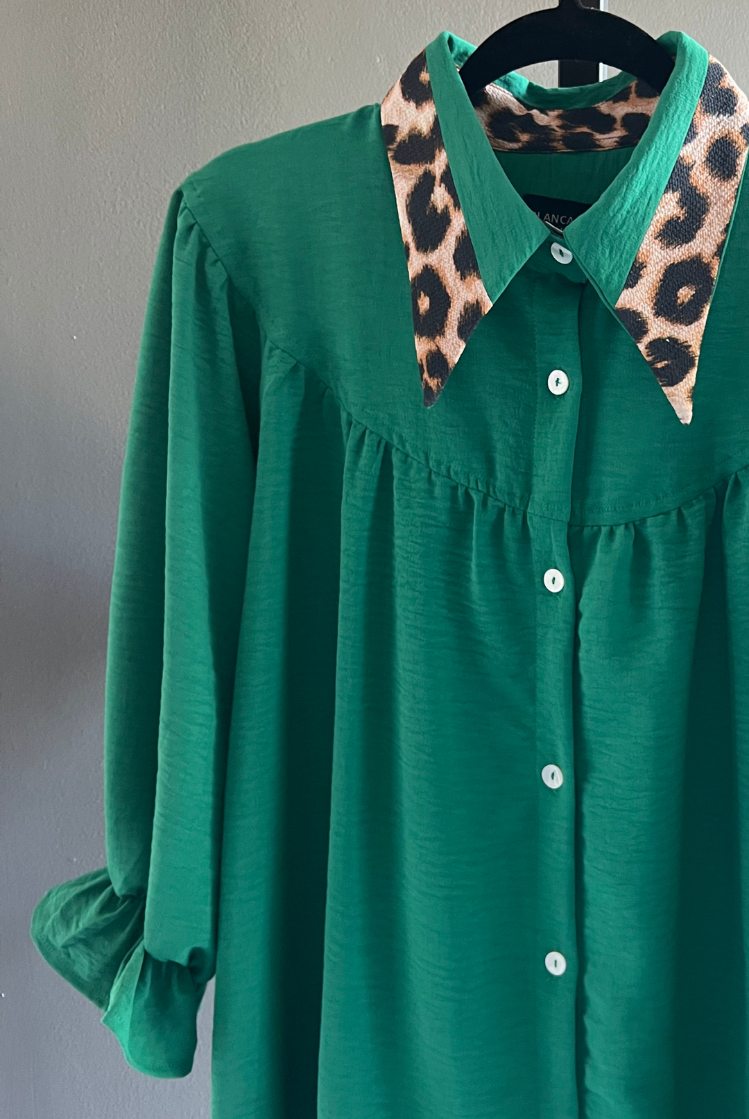 Blusa Rafaela Leopard Green