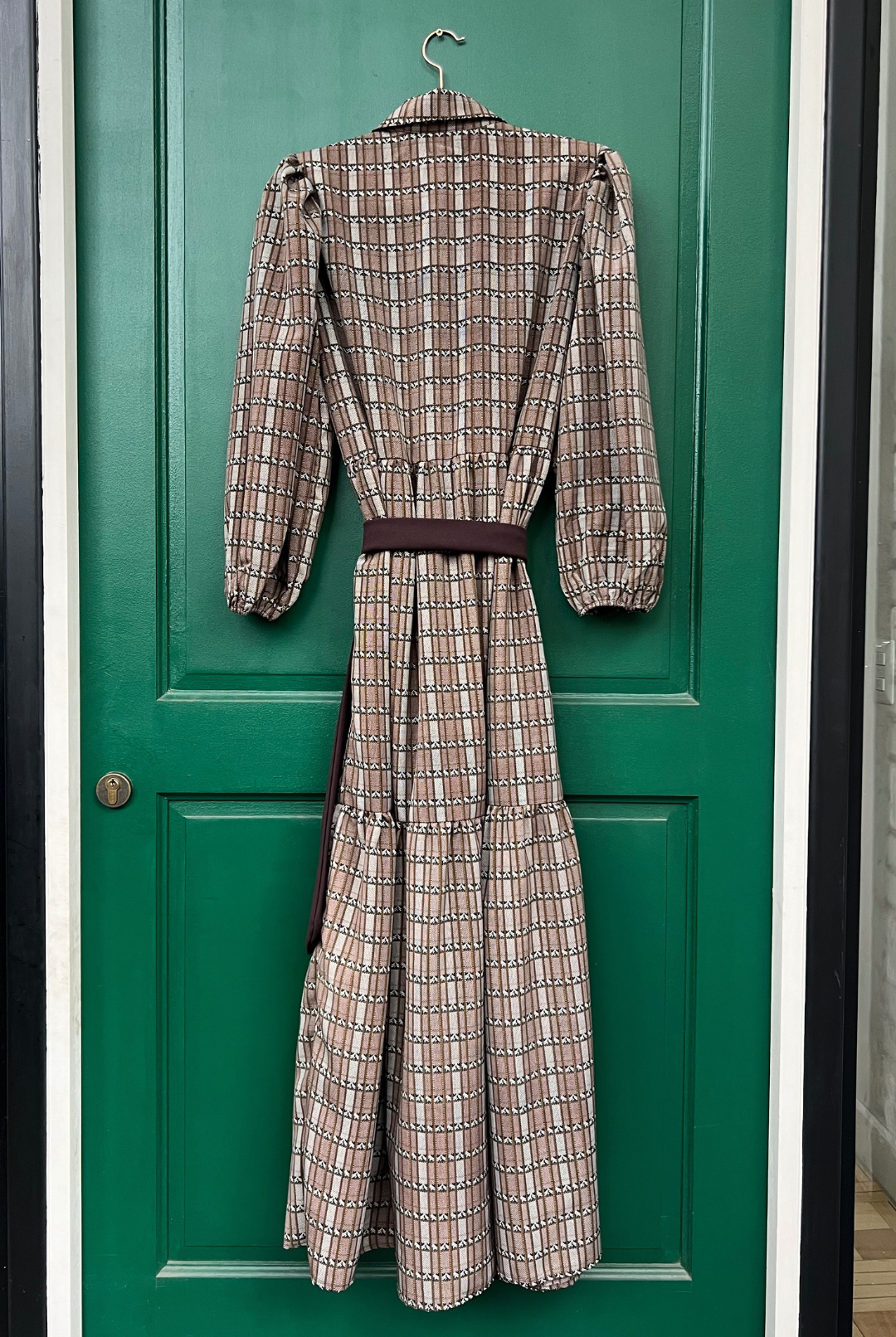 Vestido Marbella Brown Patterns
