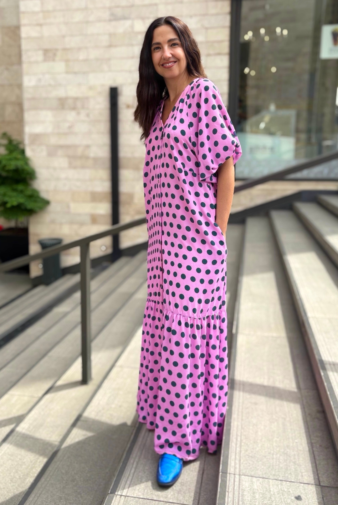 PRE VENTA VESTIDO PARADISE CIRCLE PINK
