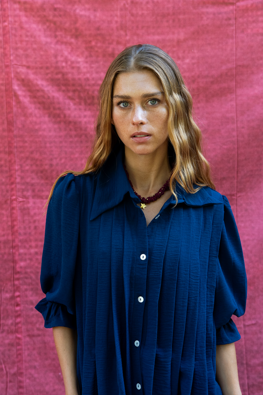 Blusa Gardenia dark blue
