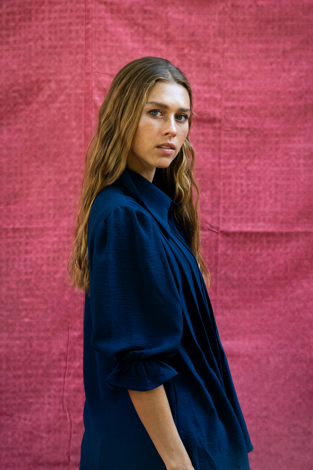 Blusa Gardenia dark blue