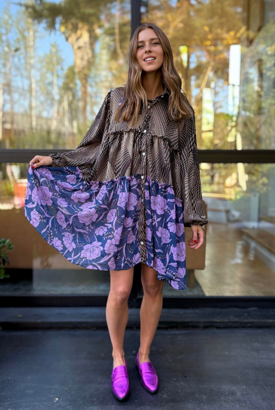 Vestido Sevilla Black Snake