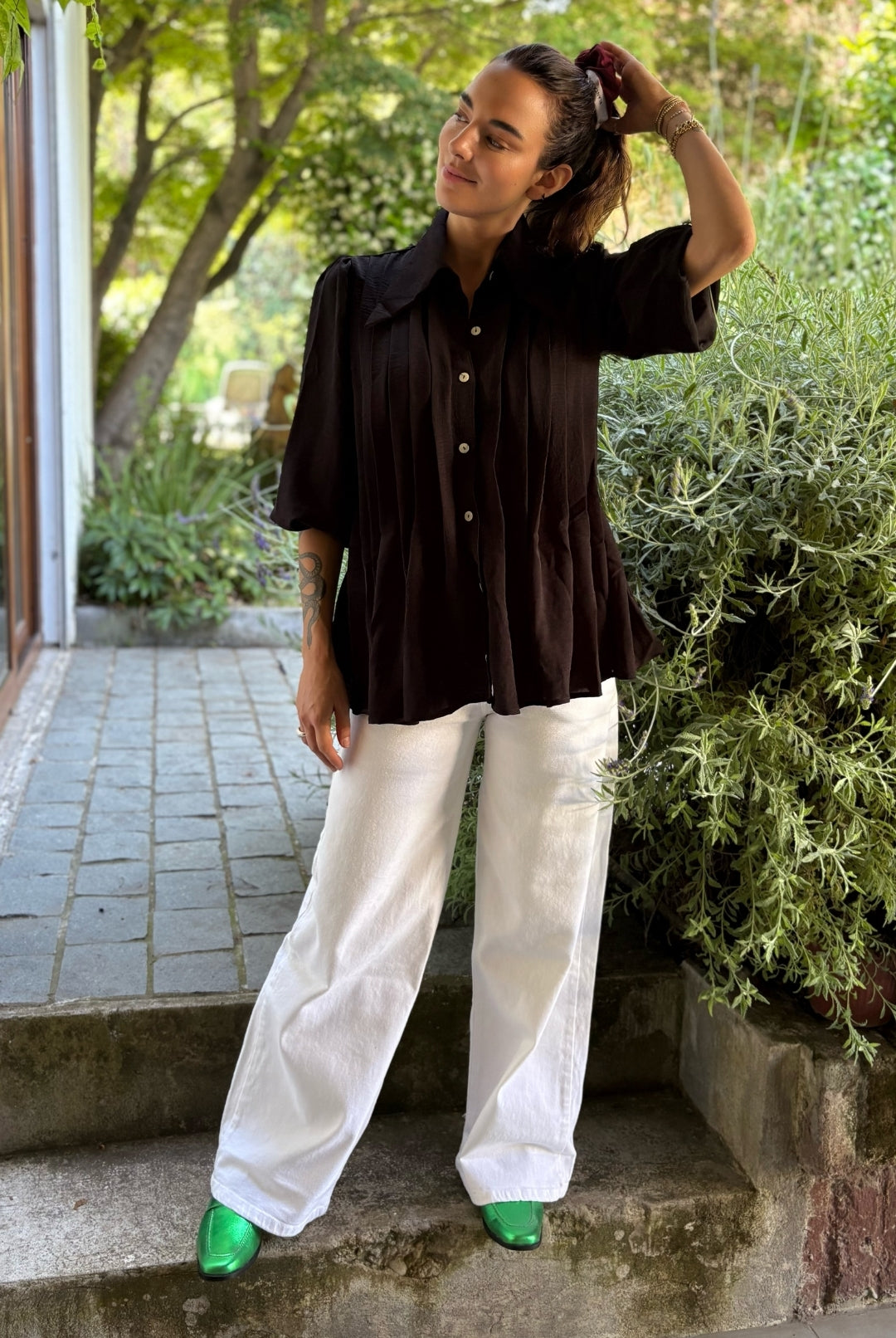 Blusa Gardenia Black