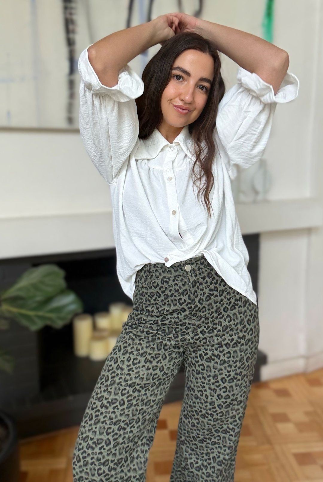 Sample Sale - Pantalón Leopard Green