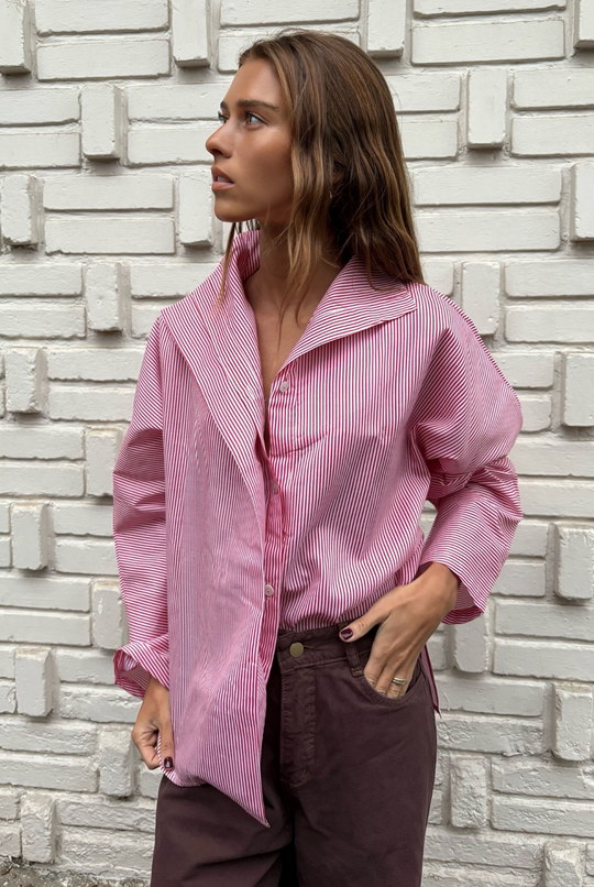 Blusa Grecia Rayas Red