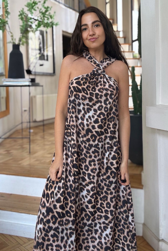 Sample Sale - Vestido Lara Leopardo