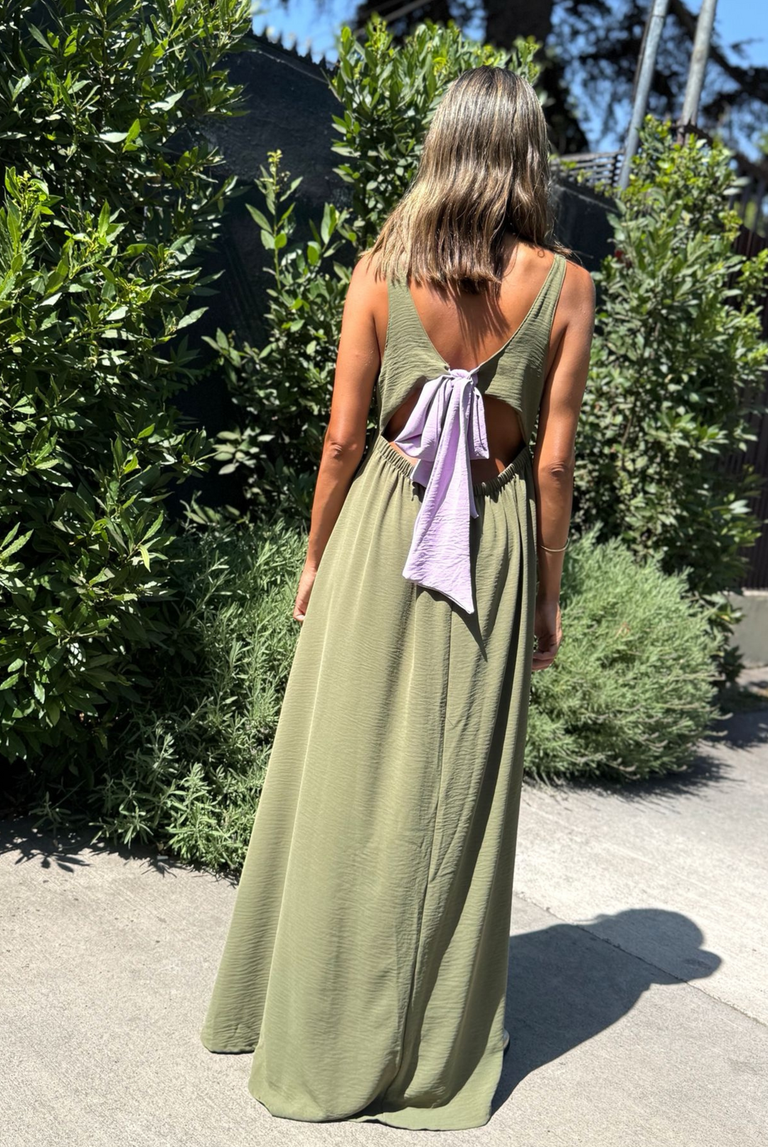 Vestido Danubio Olive