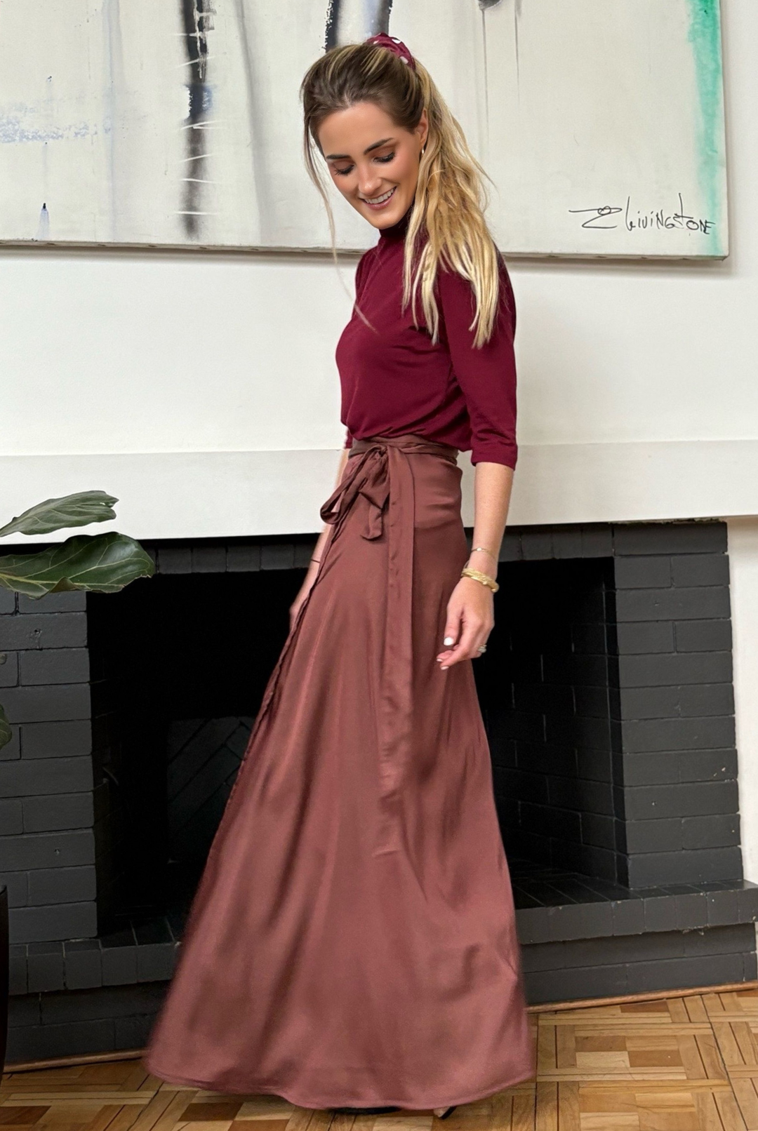 Pollera Envolvente Brown