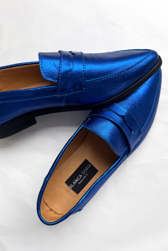 Mocasín Maia Blue / Cuero