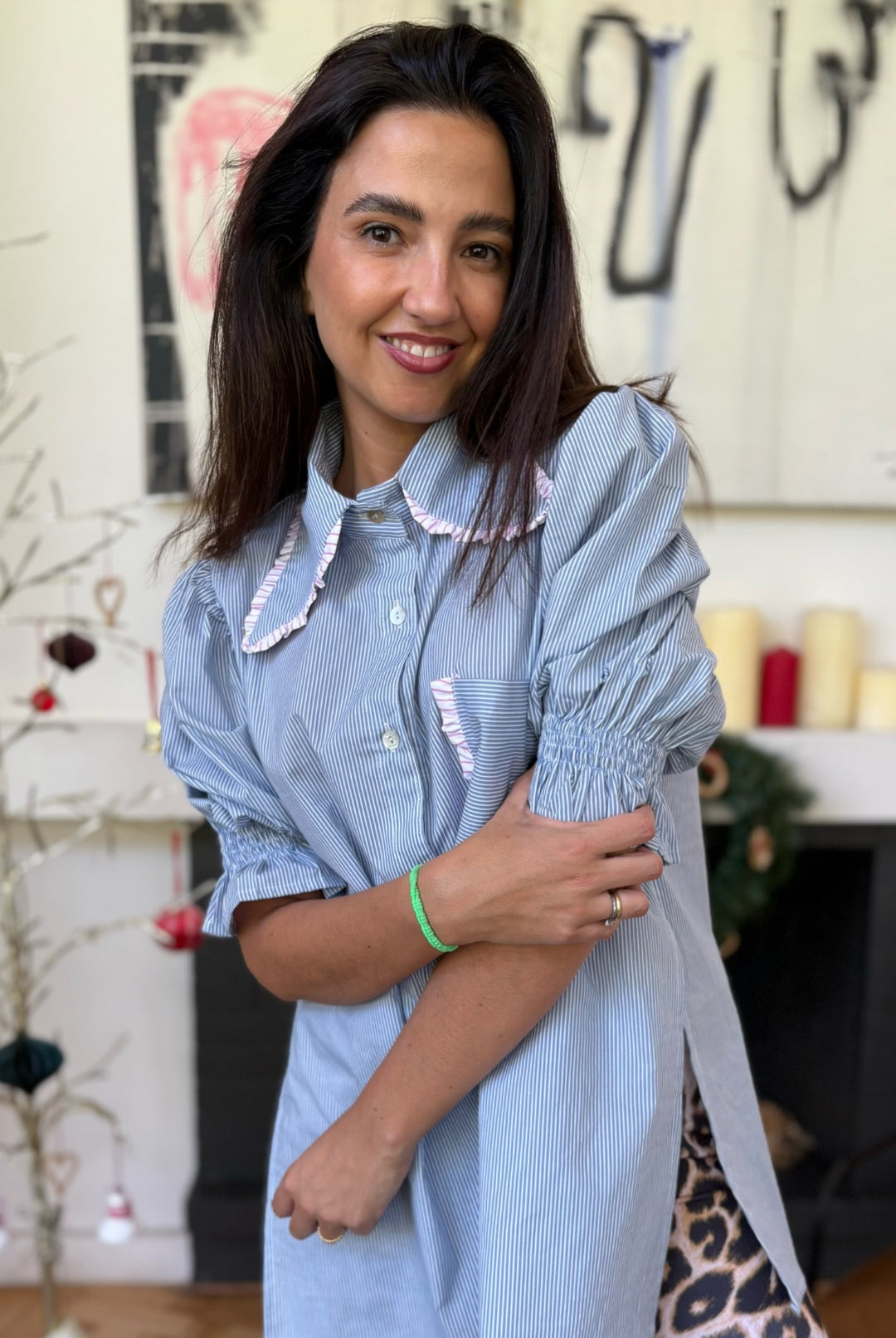 Blusa Málaga Rayas SKY BLUE