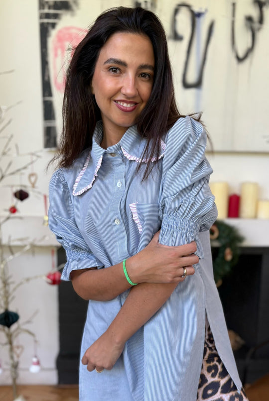 Blusa Málaga Rayas SKY BLUE