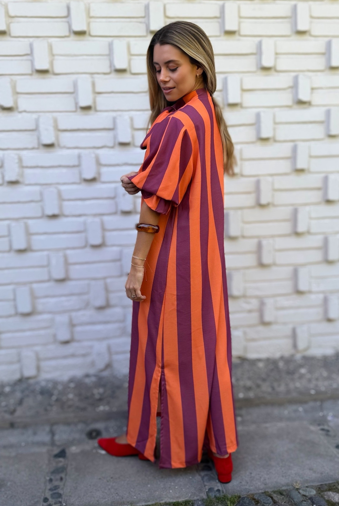 VESTIDO CAYETANA ORANGE