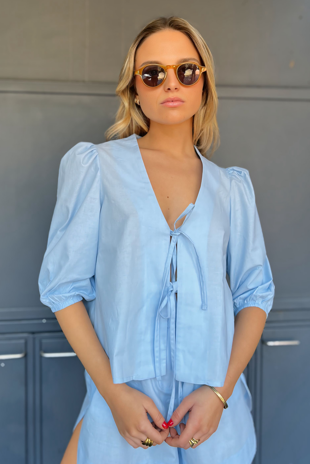 BLUSA ZANTE SKY BLUE