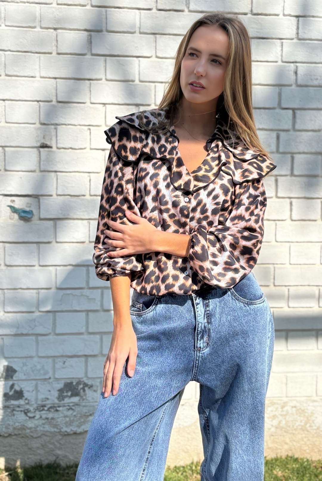 PRE VENTA BLUSA PORTOFINO LEOPARD