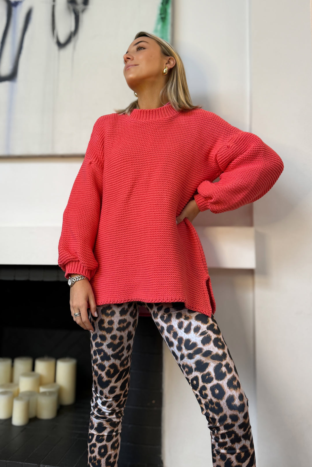 Sweater Ananá Coral