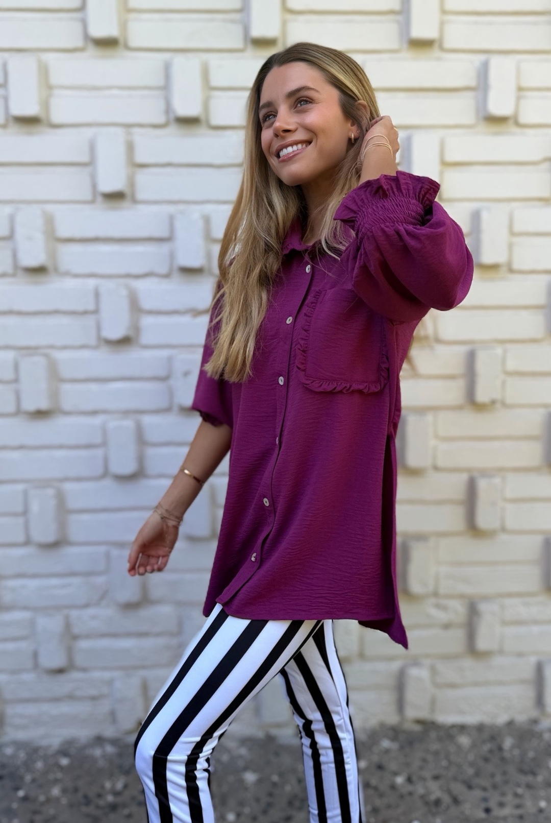 PRE VENTA Blusa Málaga Magenta