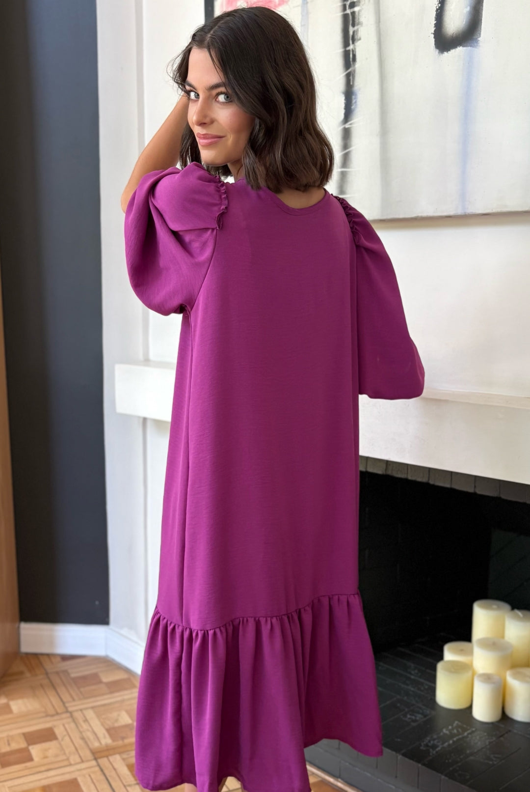 Vestido Praga MAGENTA