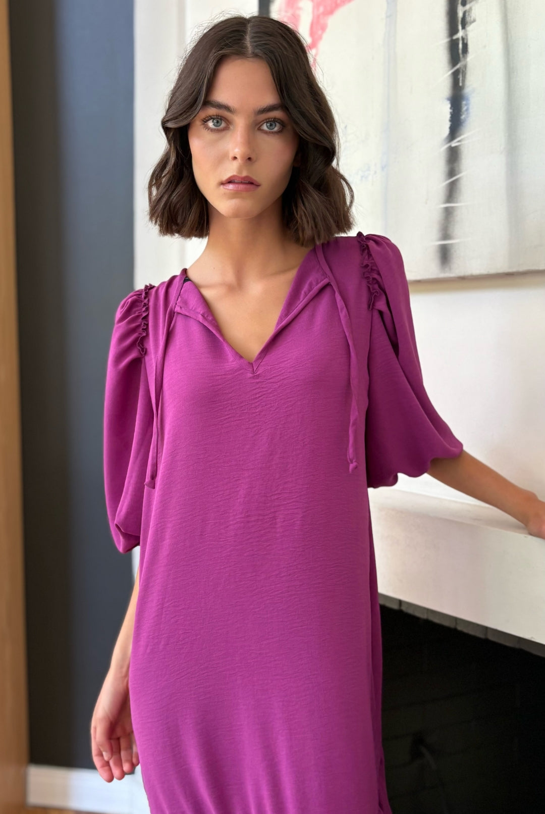 Vestido Praga MAGENTA