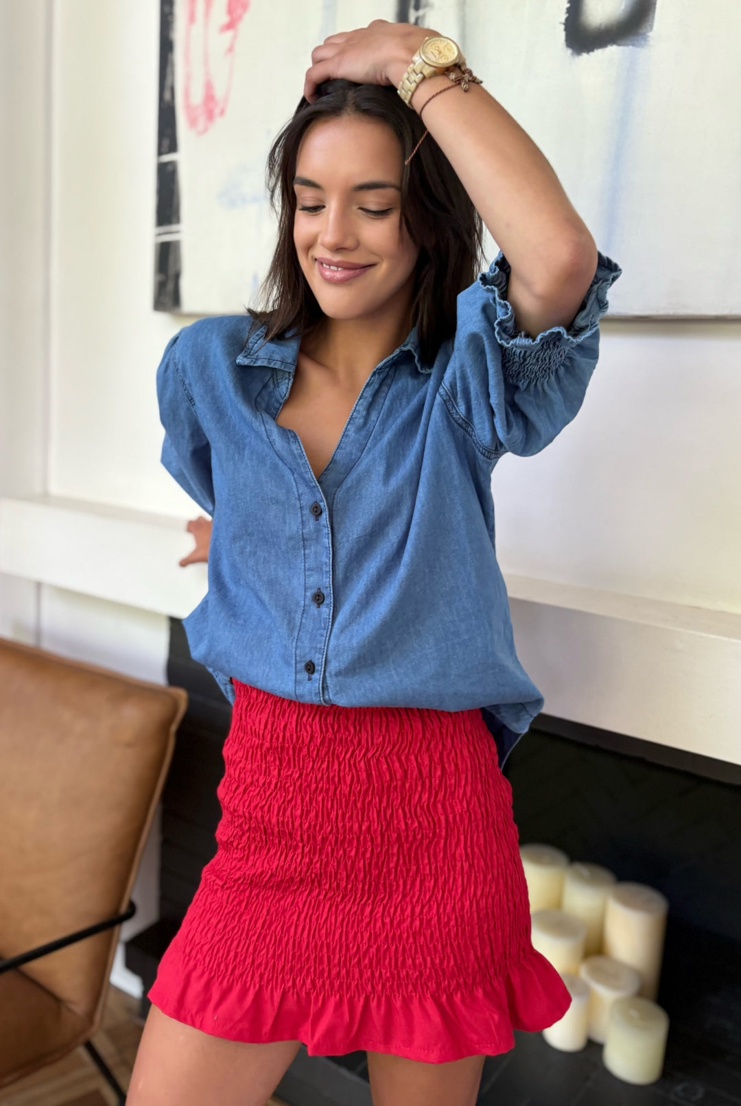 Blusa Jeans Malta SKY BLUE