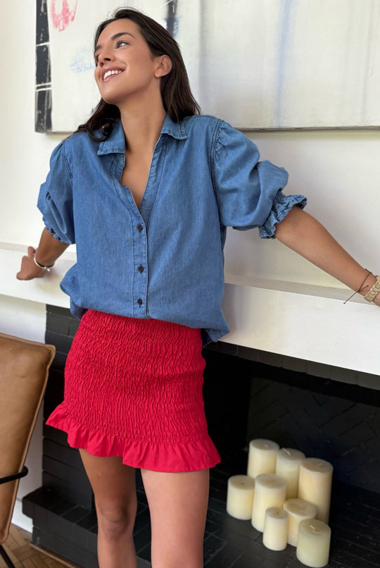 Falda Malta Jeans RED