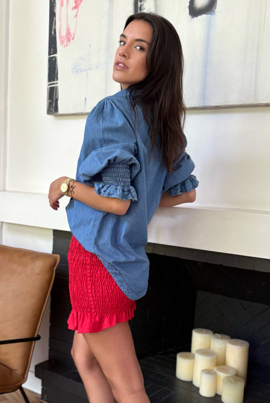 Blusa Jeans Malta SKY BLUE