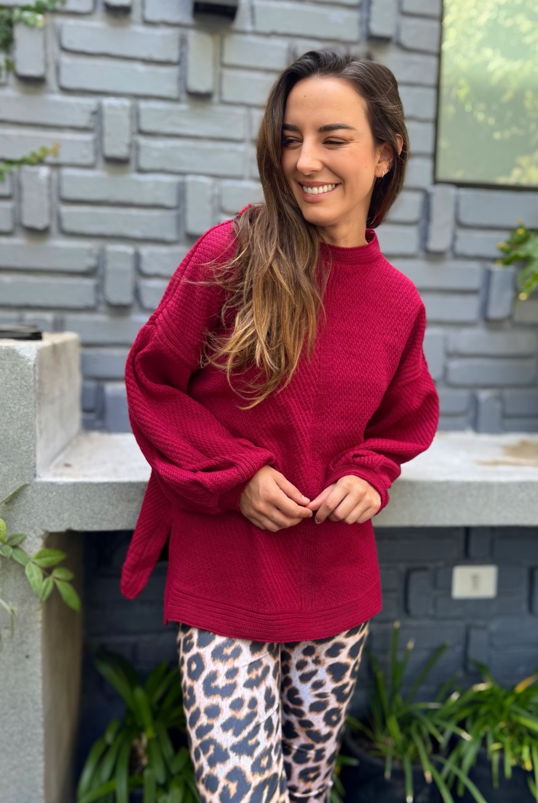 Sweater Lilian Burgundy