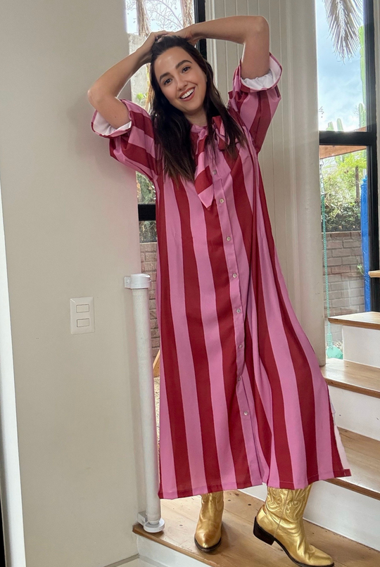 PRE VENTA VESTIDO CAYETANA PINK