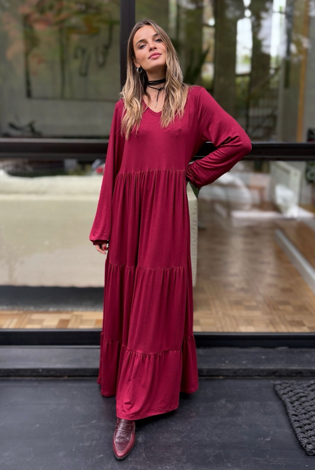 PRE VENTA VESTIDO BRETAÑA RED