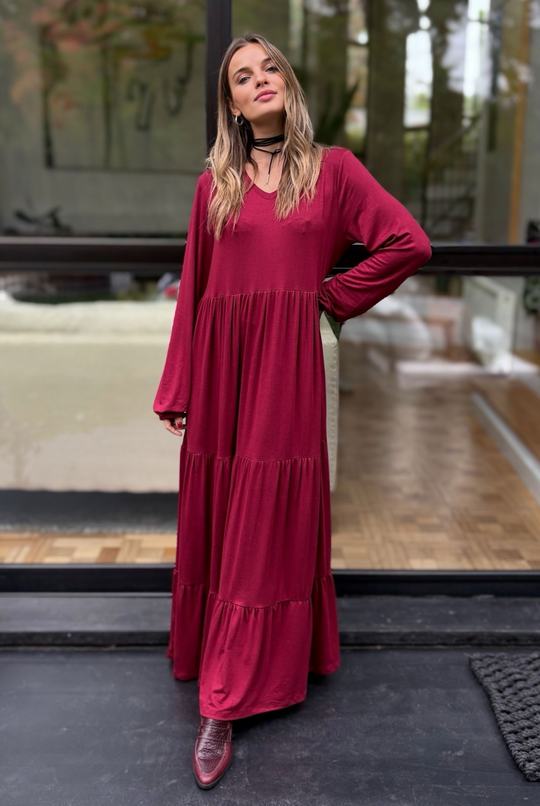 PRE VENTA VESTIDO BRETAÑA RED