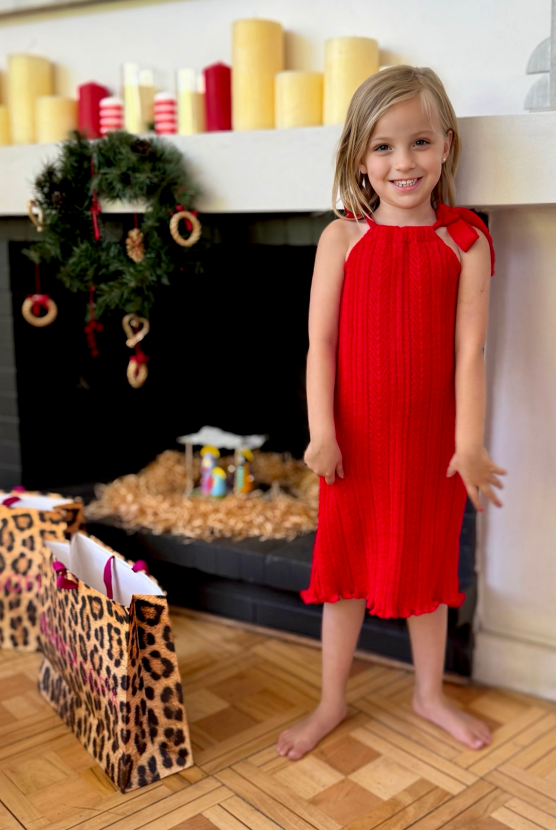 Vestido Lorenza Kids Red