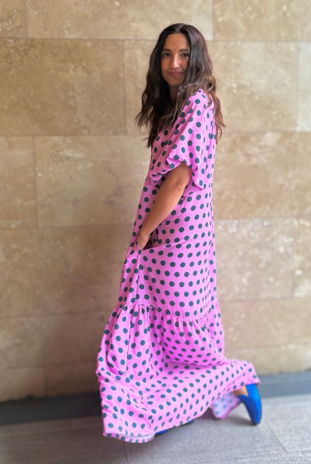 PRE VENTA VESTIDO PARADISE CIRCLE PINK