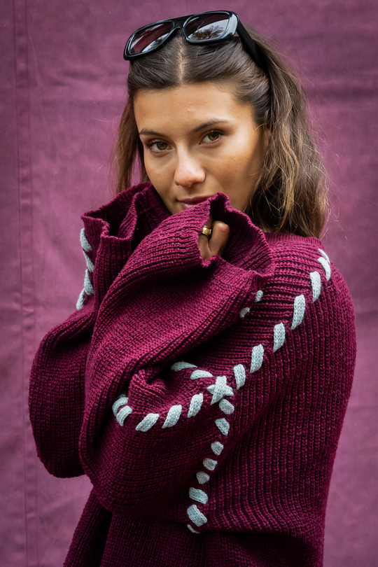 Sweater Berlín Burgundy