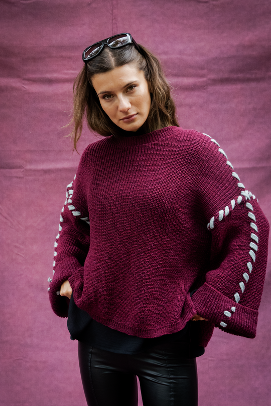 Sweater Berlín Burgundy