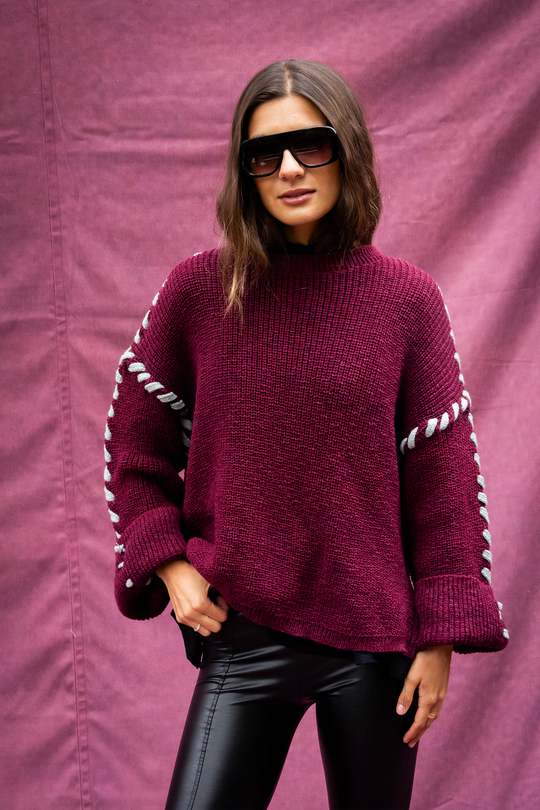 Sweater Berlín Burgundy