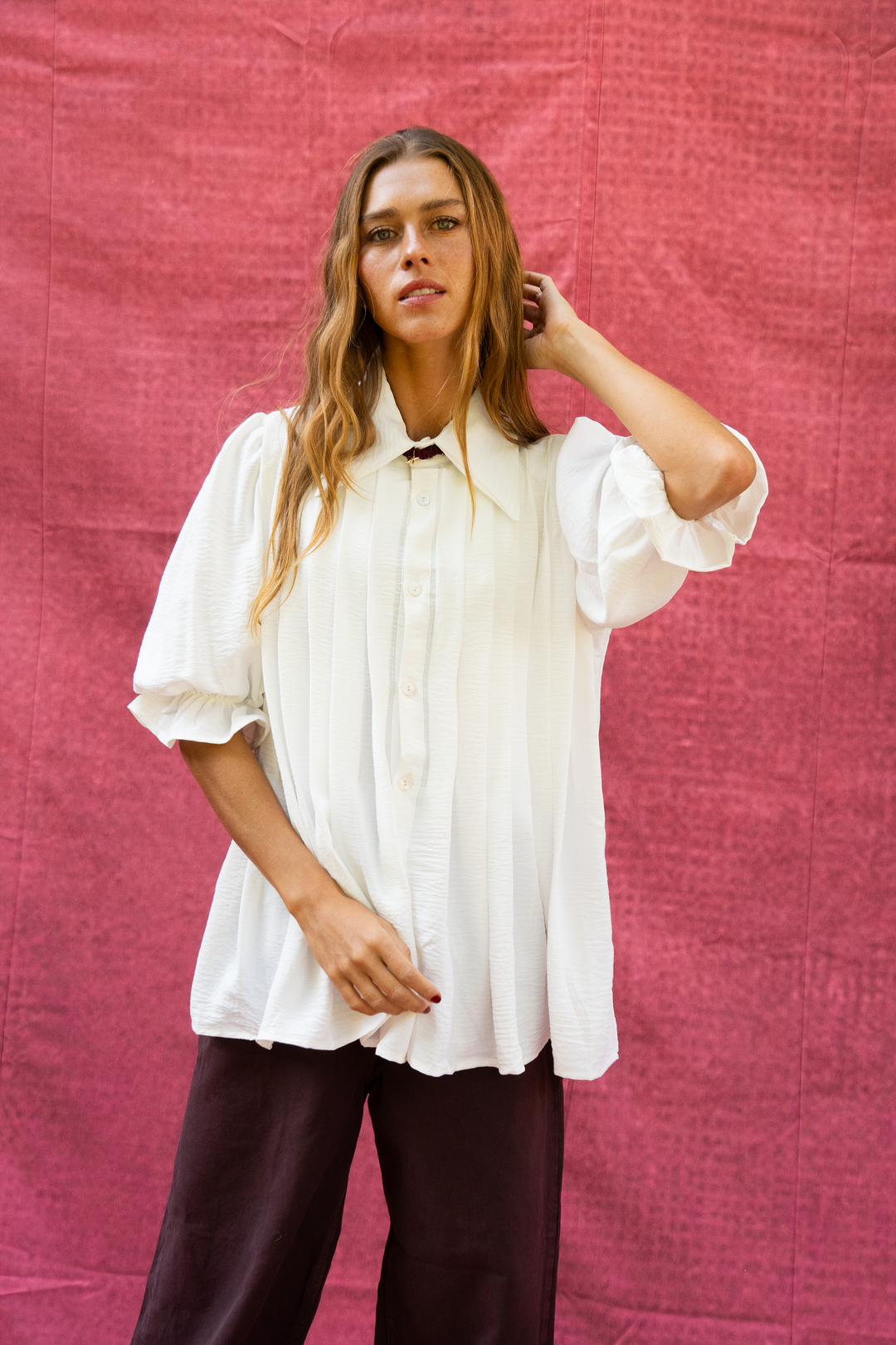 Blusa Gardenia White