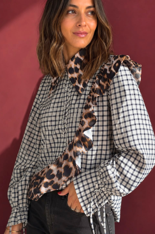 PREVENTA Blusa Edimburgo Leopard