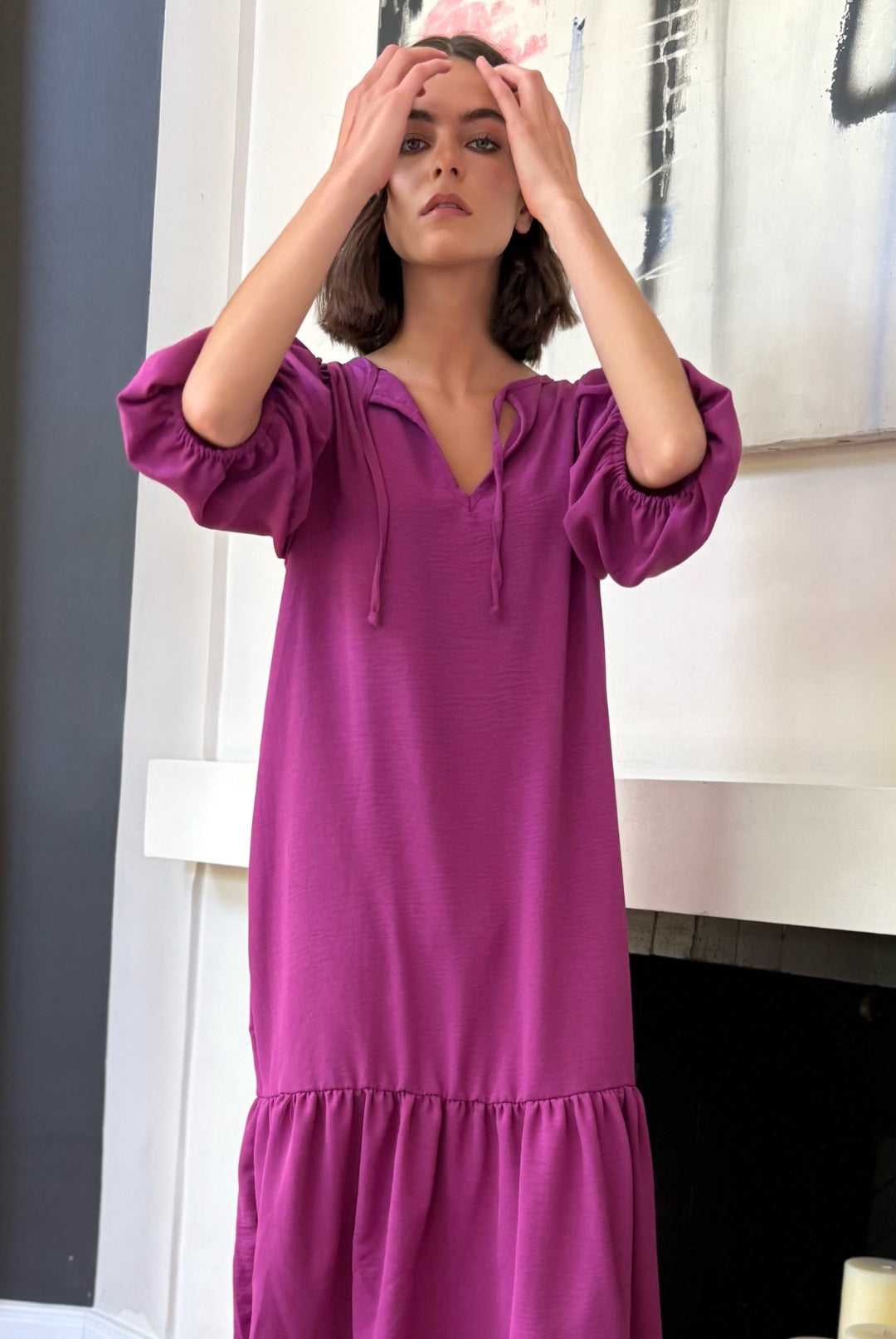 Vestido Praga MAGENTA