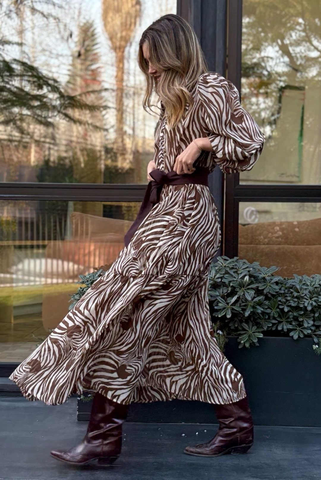 Vestido Marbella Cebra