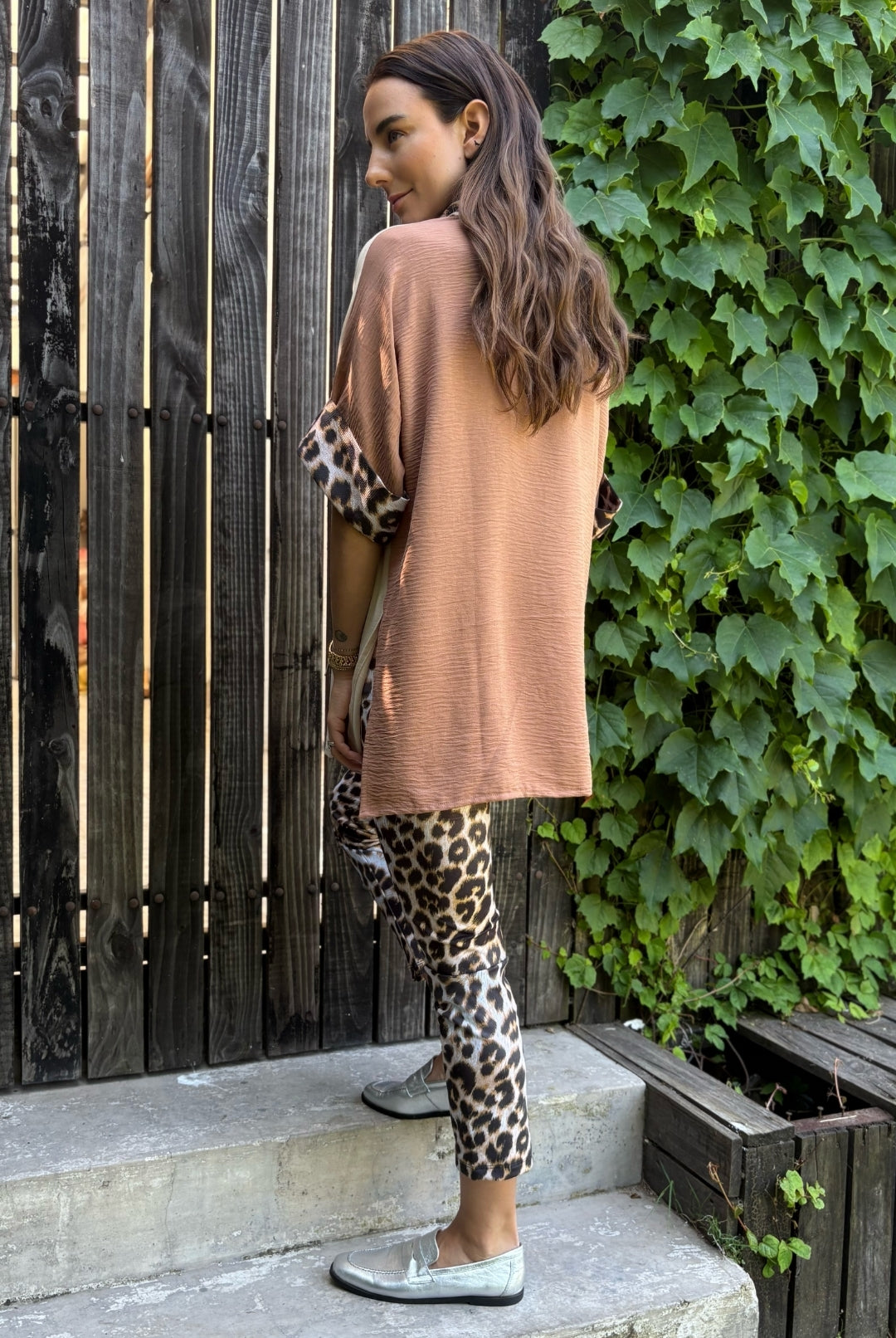 BLUSA ELOÍSE BEIGE/BROWN