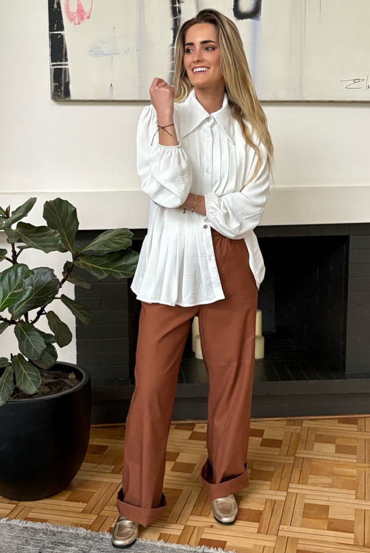 PRE VENTA BLUSA GARDENIA WHITE
