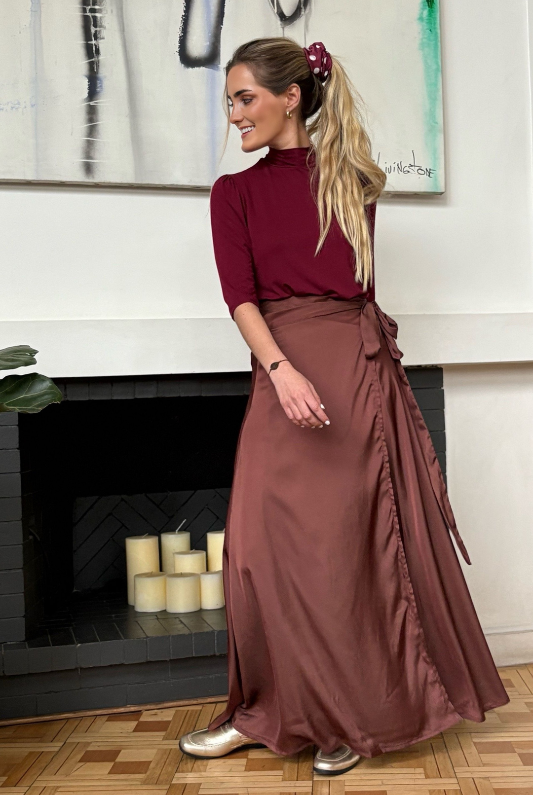 Pollera Envolvente Brown