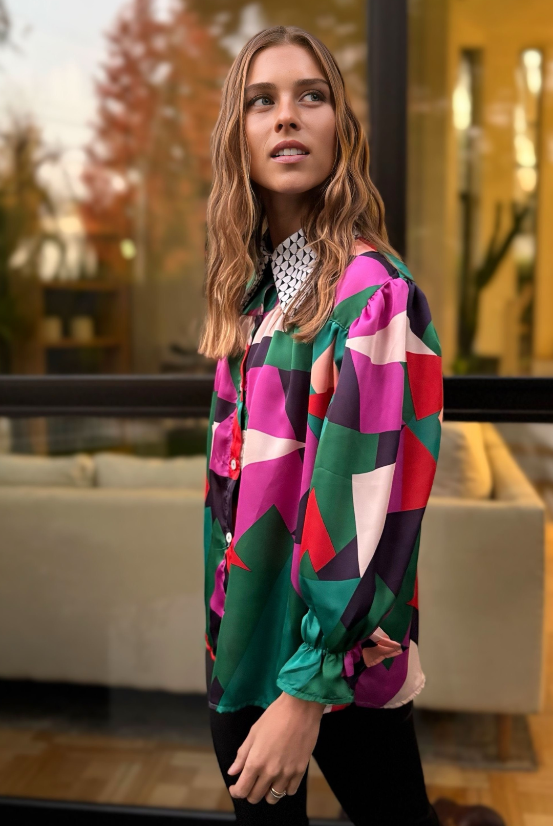 Blusa Rafaela Geometric