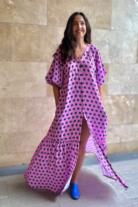 PRE VENTA VESTIDO PARADISE CIRCLE PINK