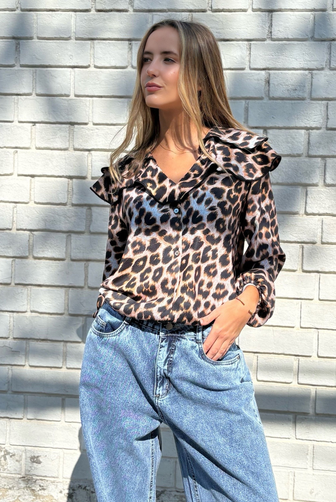PRE VENTA BLUSA PORTOFINO LEOPARD