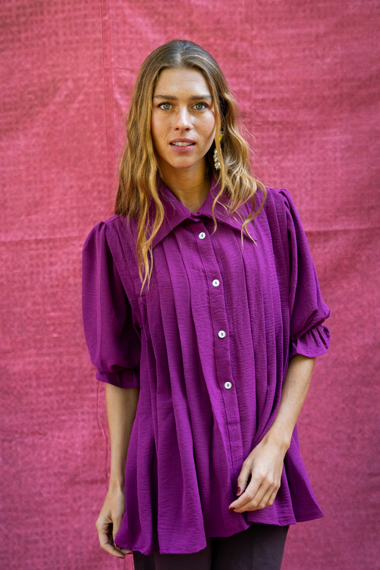 Blusa Gardenia Magenta