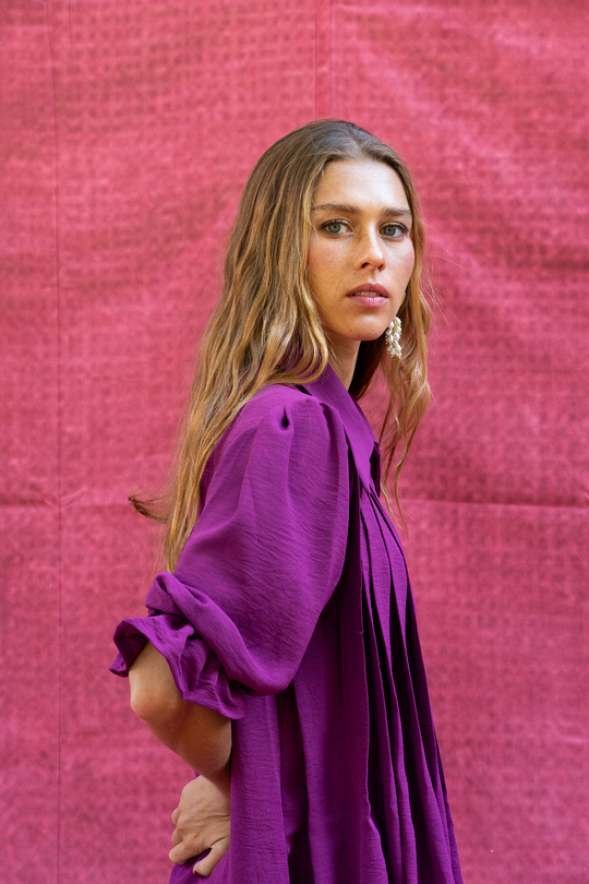 Blusa Gardenia Magenta