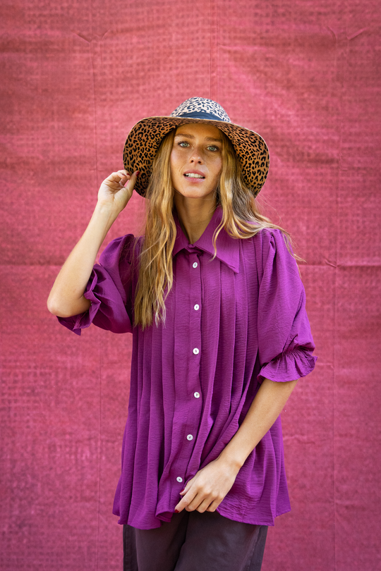 Blusa Gardenia Magenta