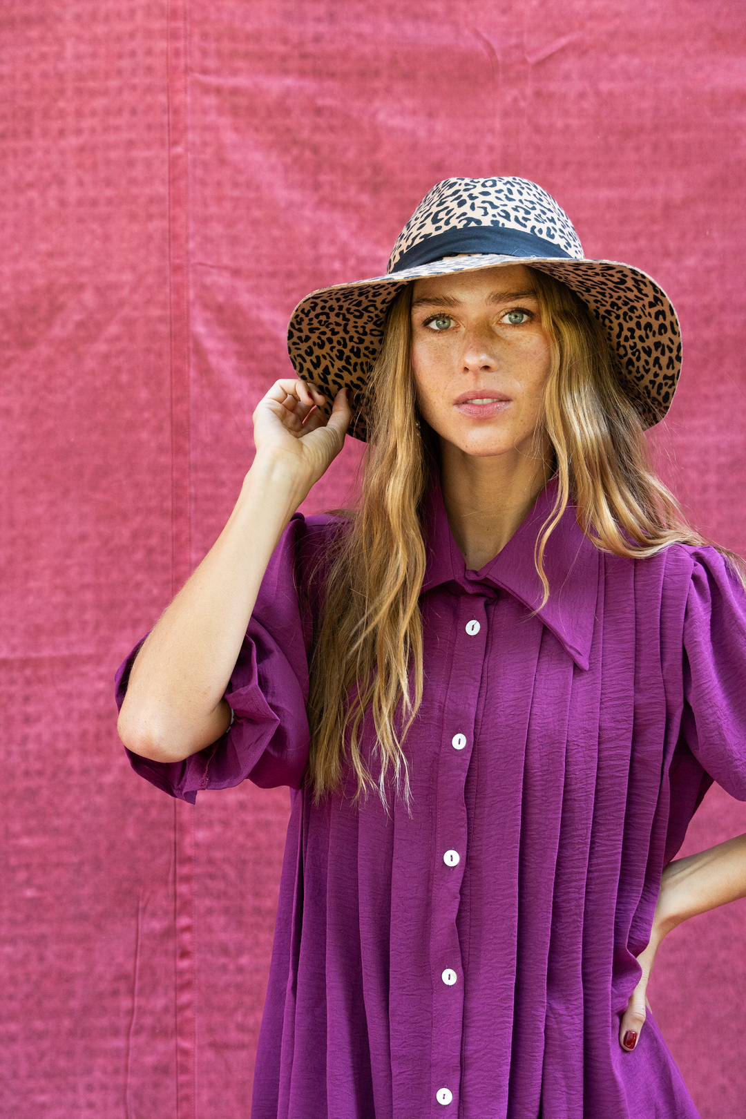 Blusa Gardenia Magenta